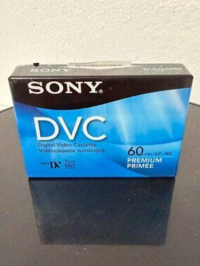 Sony DVC MiniDV 60min Premium Digital Video Cassette DVM60PRR NEW Sealed